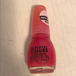 Sinful Colors Sheer Matte Nail Polish